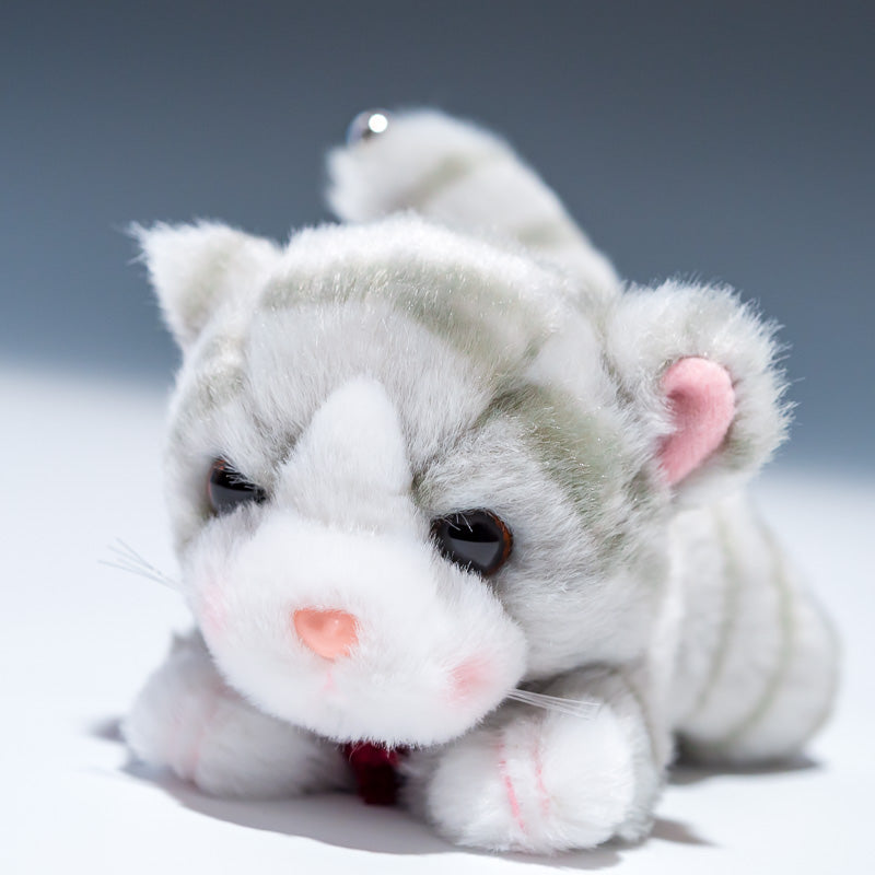 たけのこ TAKENOKO ぬいぐるみ プチシェリー這い ネコ グレー 58846