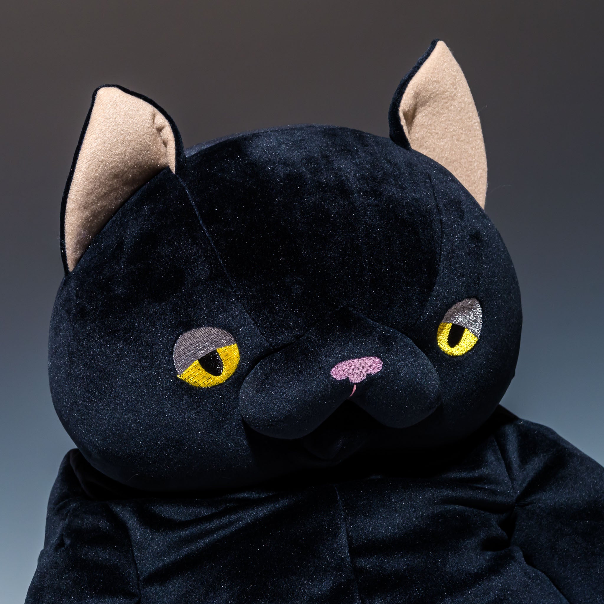 シナダ SHINADA ぬいぐるみ もちねこ クロ(XL) MONE-0880B