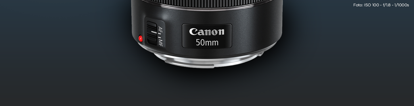 Lente EF 50mm f/1.8 STM | Loja Canon