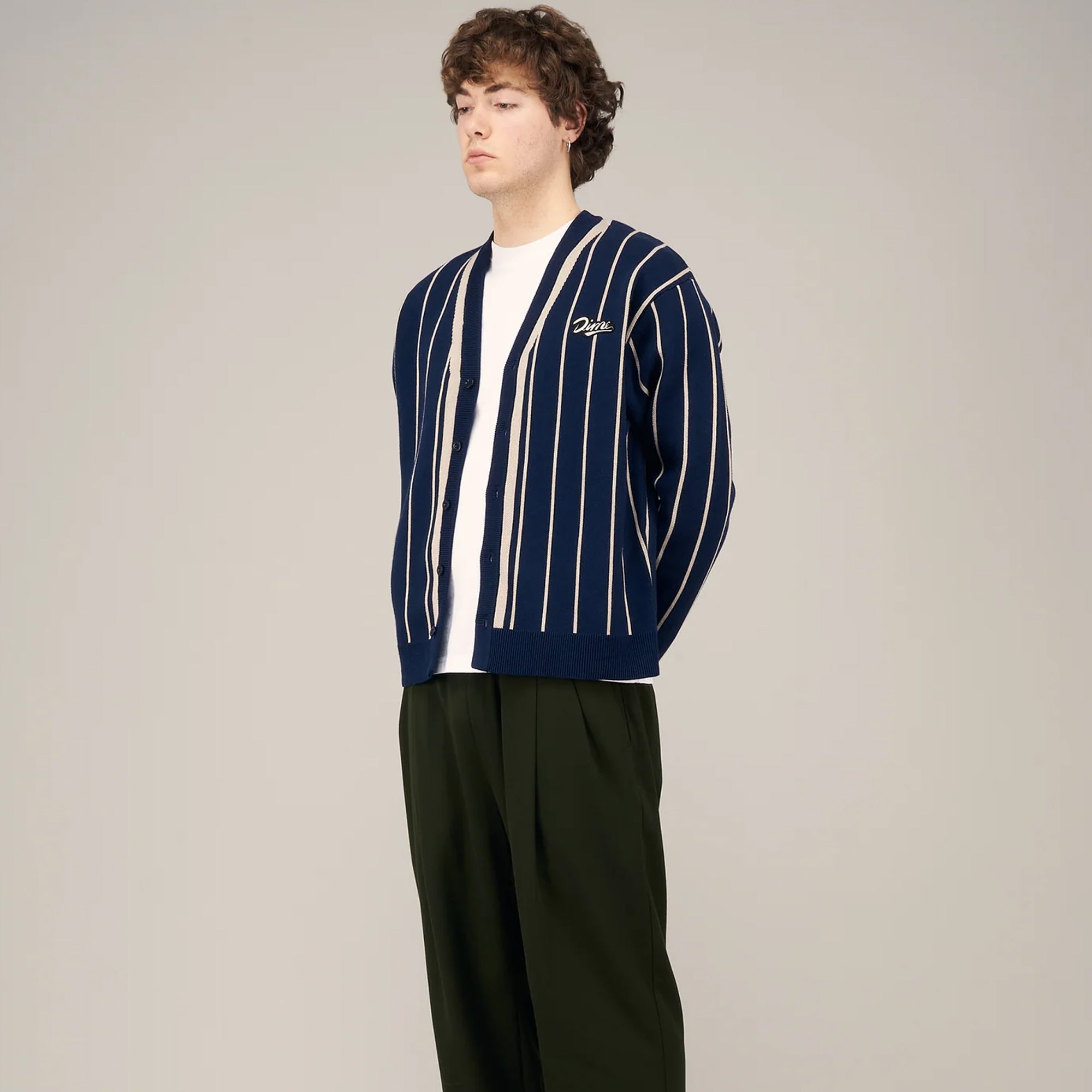 Dime Mens Baseball Knit Cardigan – Extra Butter