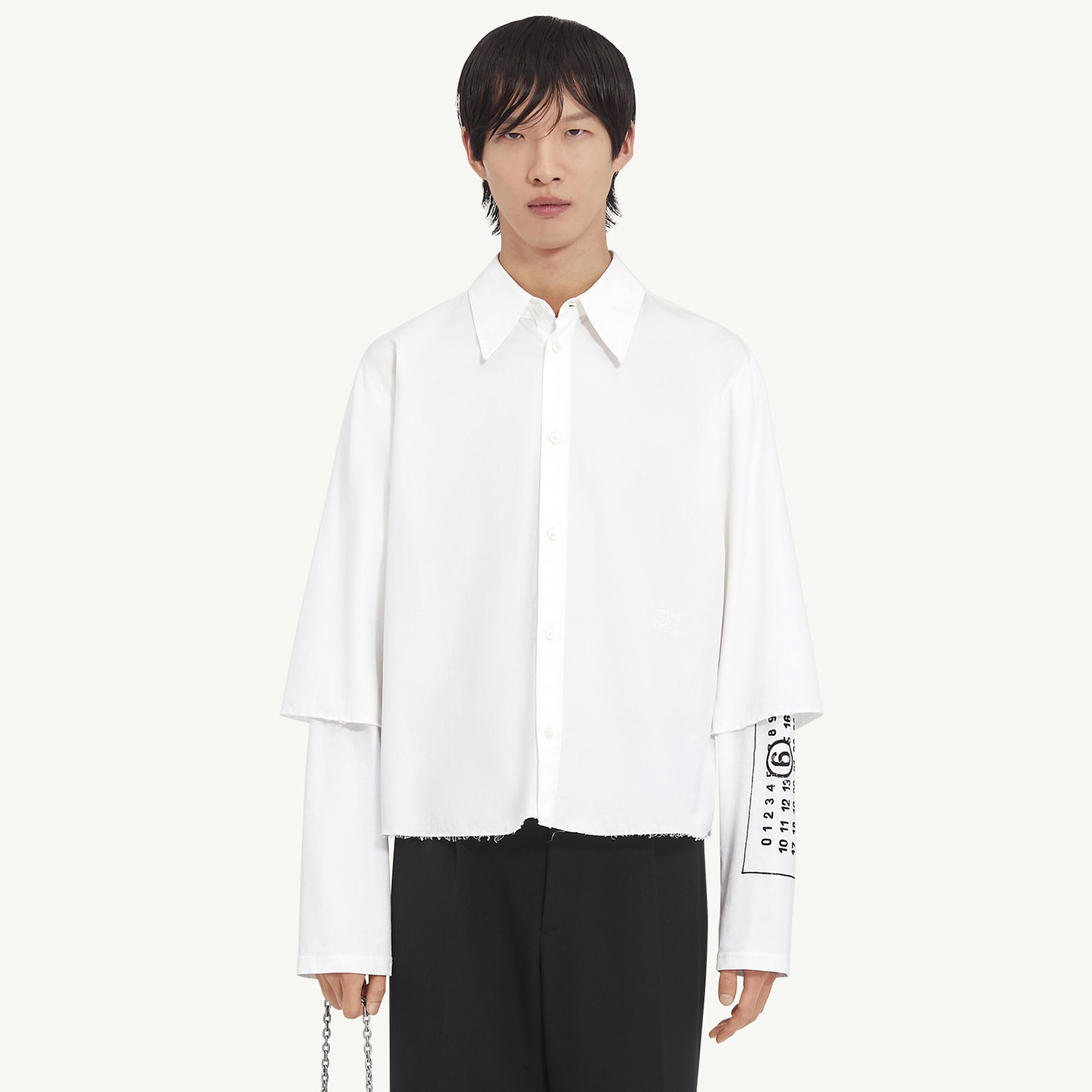 MM6 Maison Margiela Mens Long-Sleeve Shirt – Extra Butter