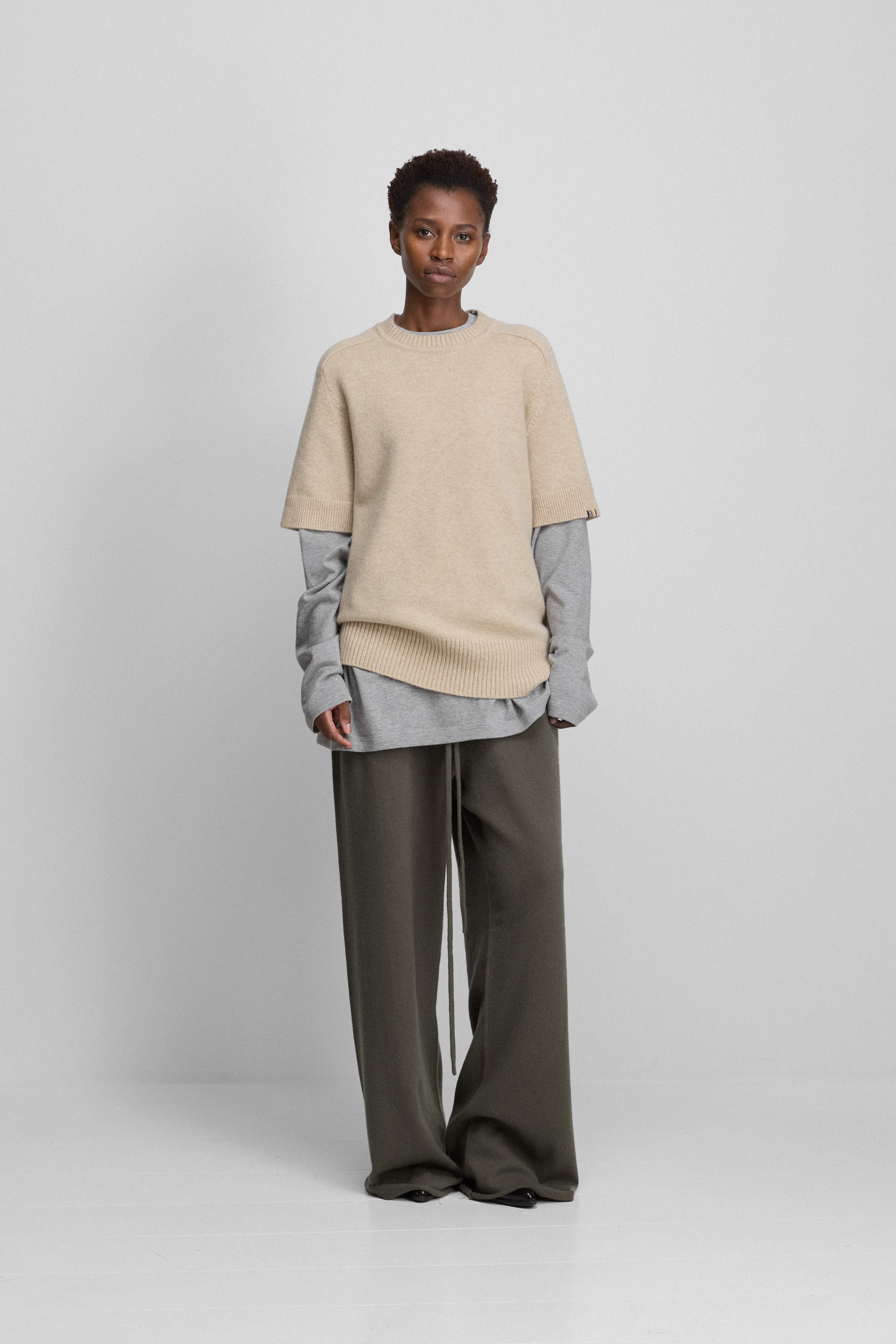 extreme cashmere short-sleeved sweater – 454 scott – extreme