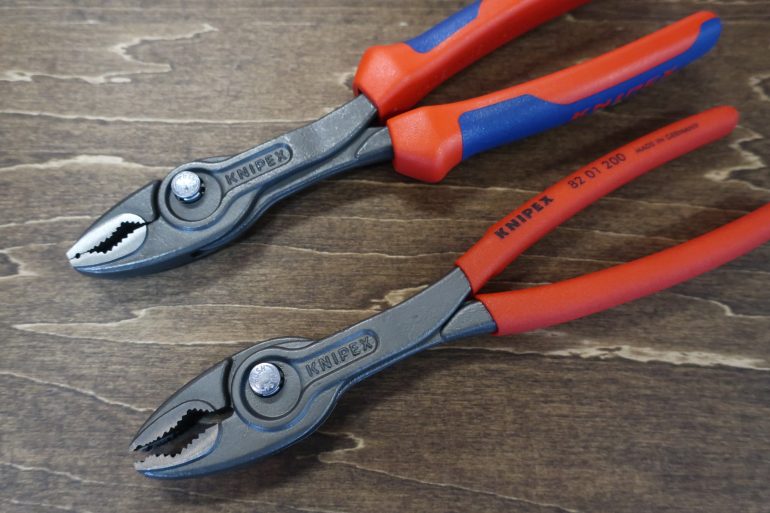 クニペックス スリップジョイントプライヤーツイングリップ 8201-200SB