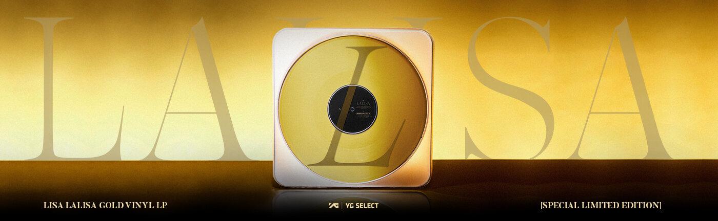 LISA LALISA GOLD VINYL LP [SPECIAL LIMITED EDITION]. - YG SELECT TH