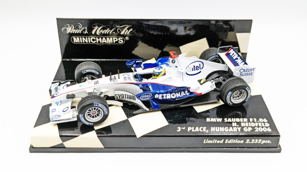BMWザウバー F1.06 N.ハイドフェルド ハンガリーGP | F1ミニカーあれこれ