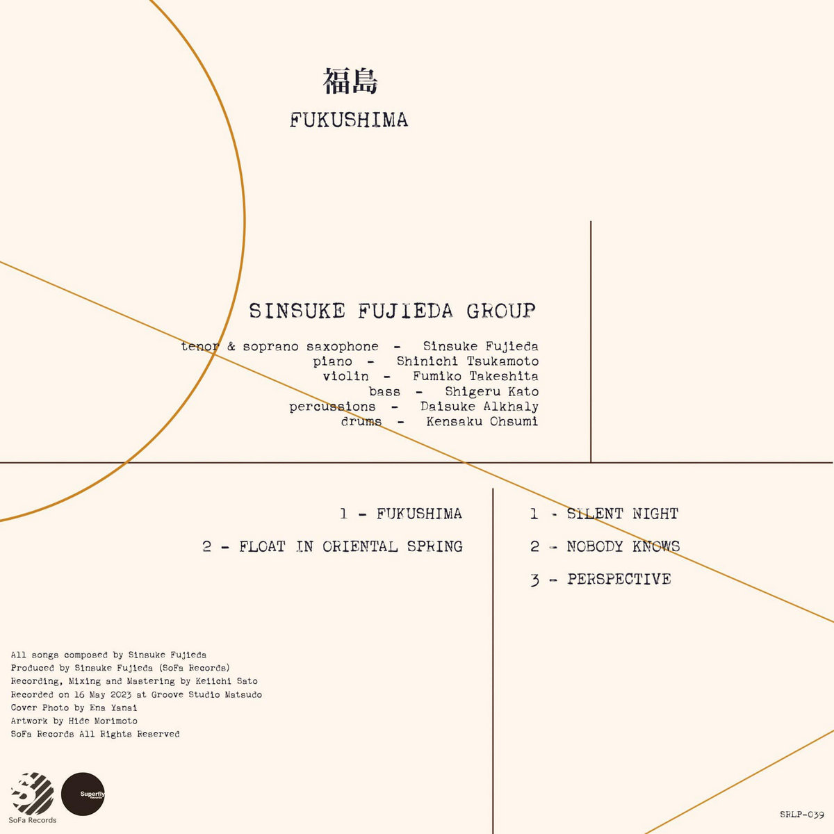 FUKUSHIMA | SINSUKE FUJIEDA GROUP | SoFa Records