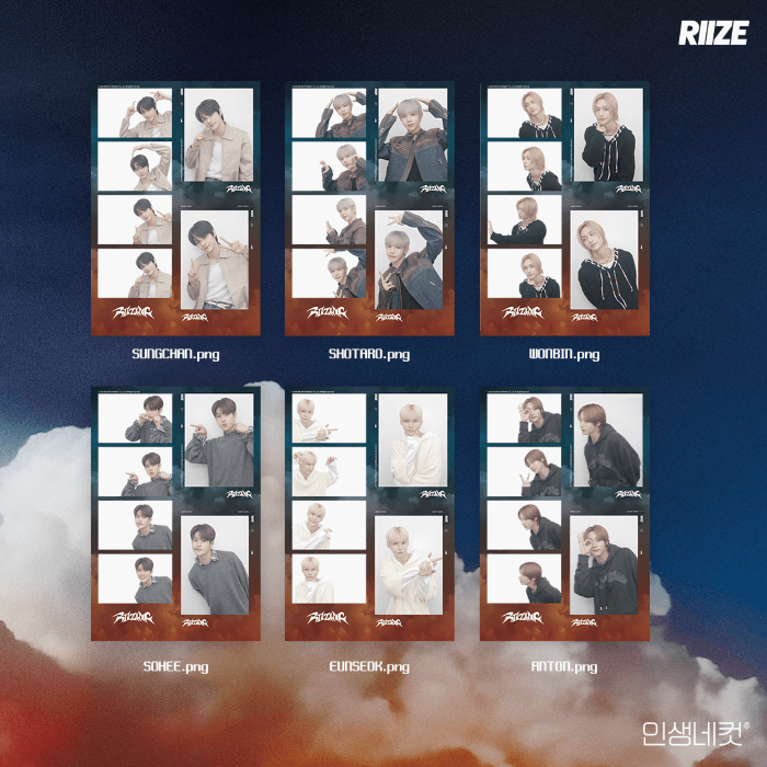 RIIZE】「人生4カット」から「RIIZE RIIZING FRAME」がオープン