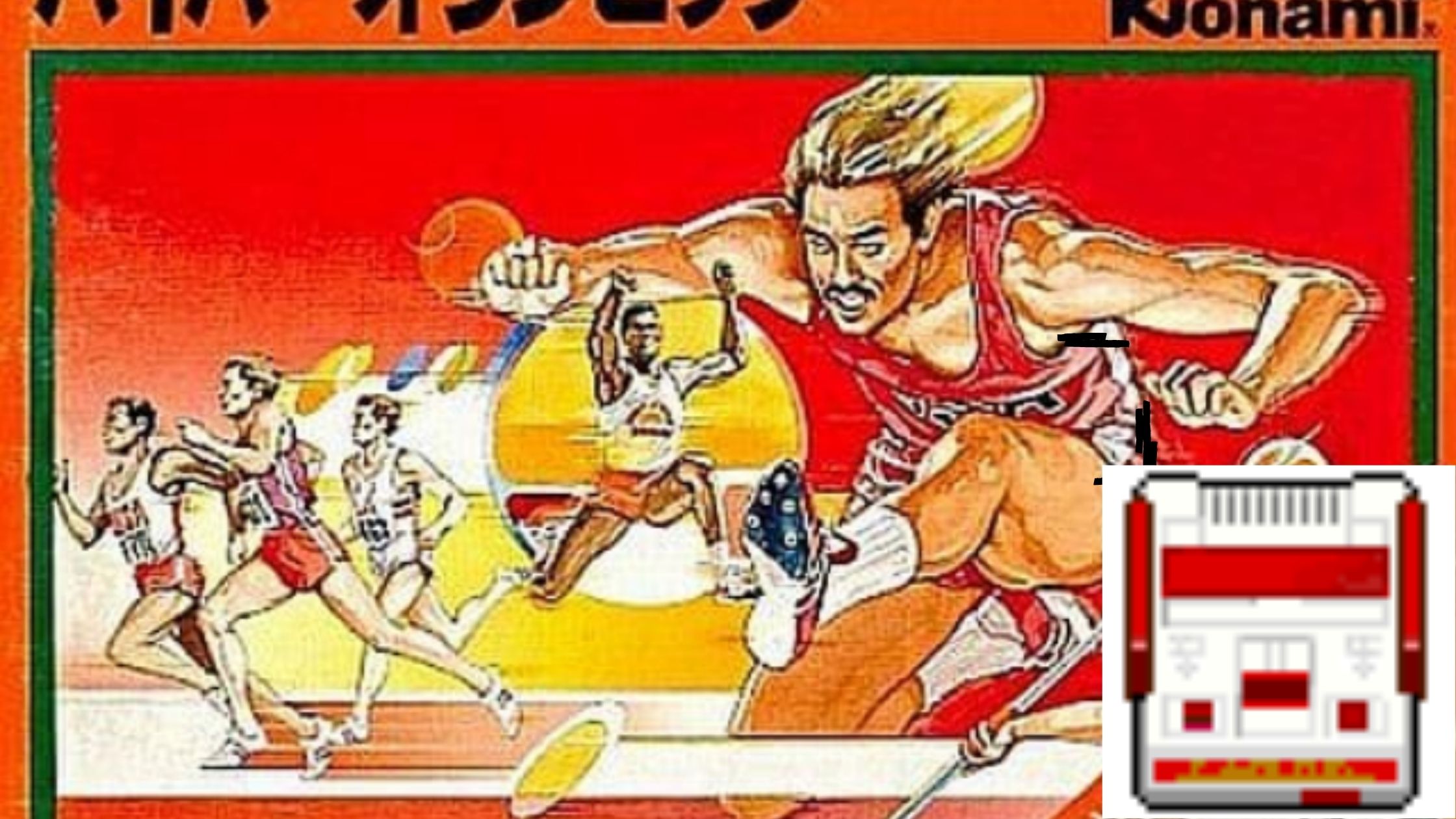 ハイパーオリンピック【FC】専用コントローラや定規で熱く燃えた！