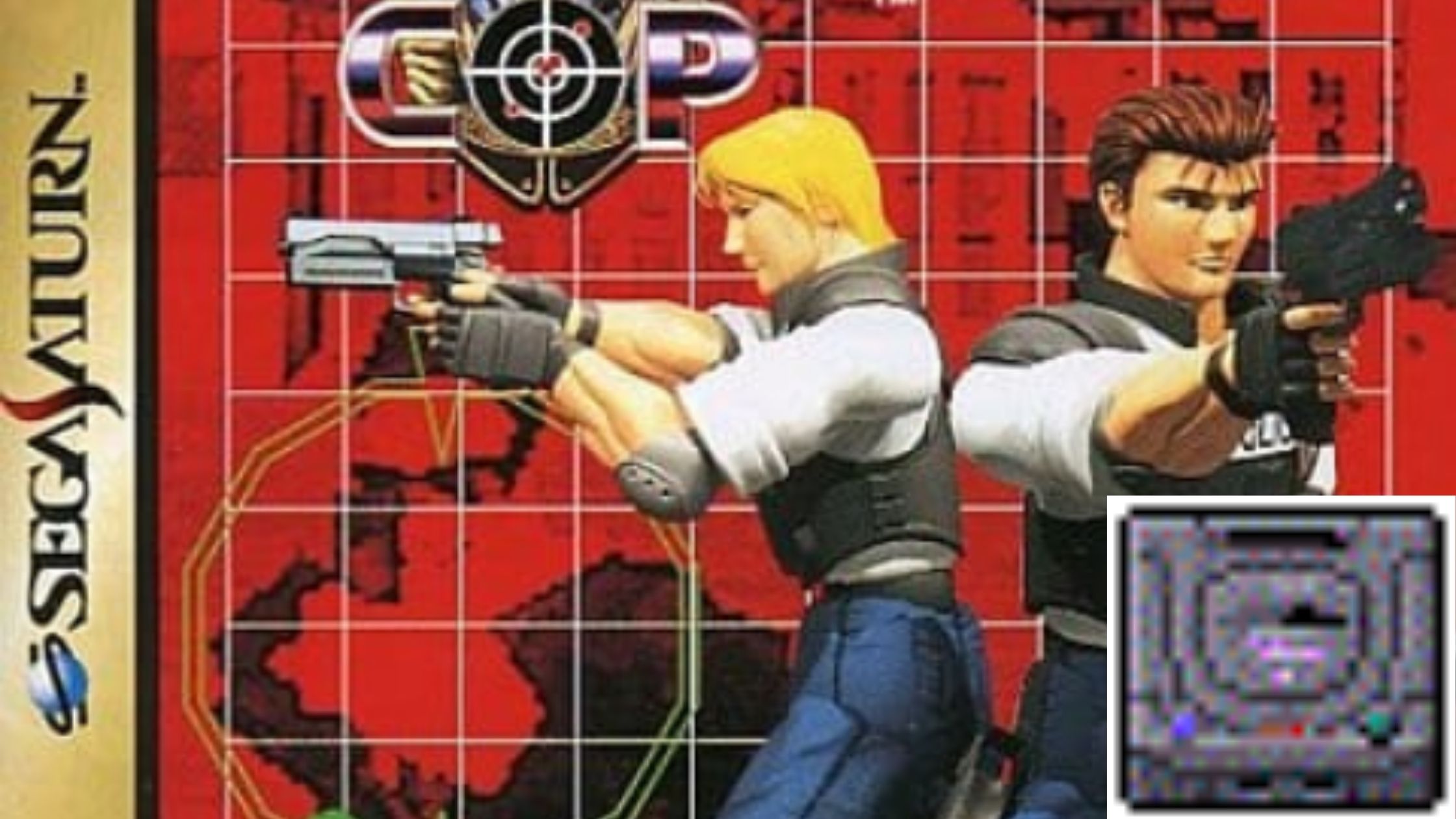 バーチャコップ【SS】セガサターンバーチャガン第1弾ソフト