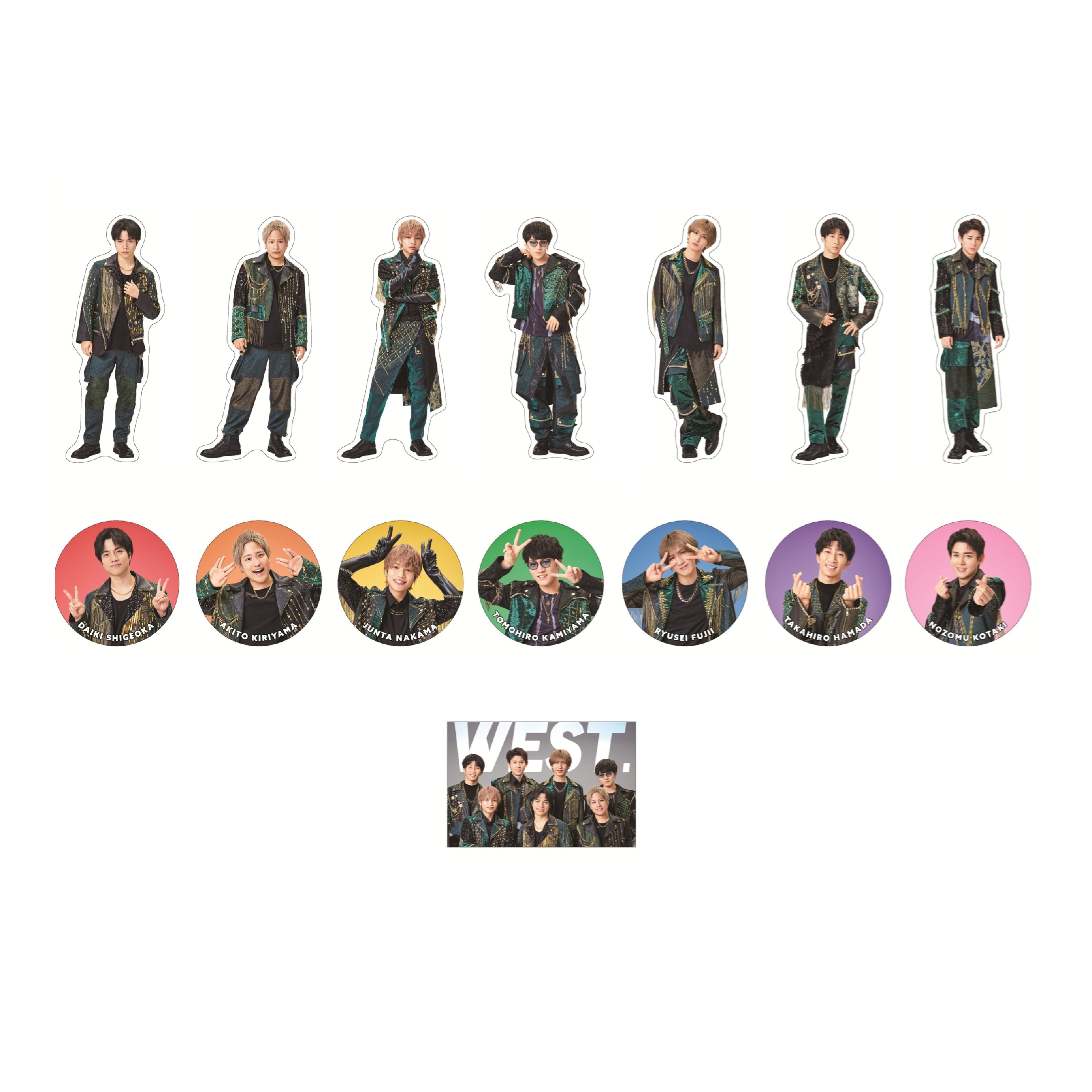 WEST. ステッカーセット | ファミクラストア オンライン