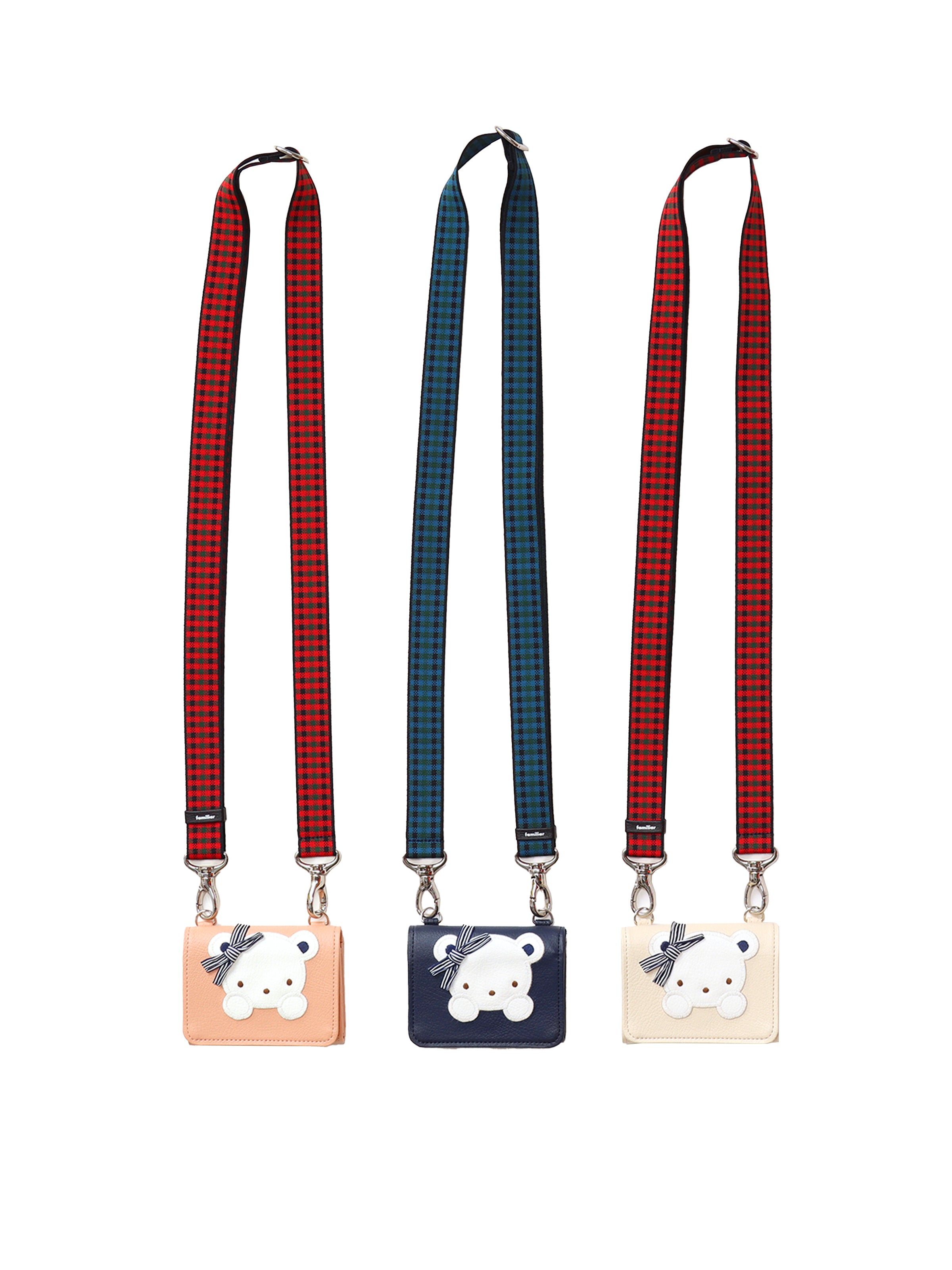 Bibiy. × familiar ショルダーストラップ赤 ファミリア ビビィ