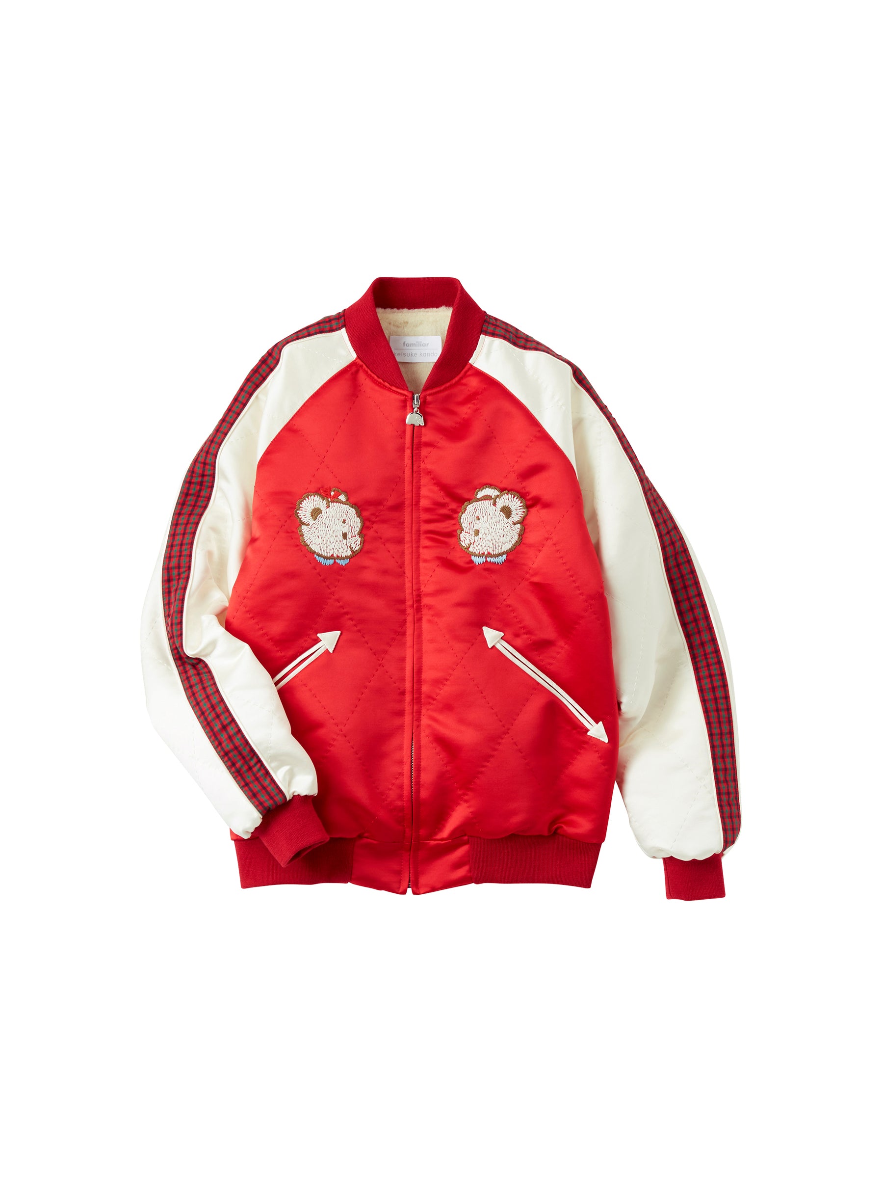 受注販売】ファミちゃんとリンゴの木のスカジャン〈keisuke kanda