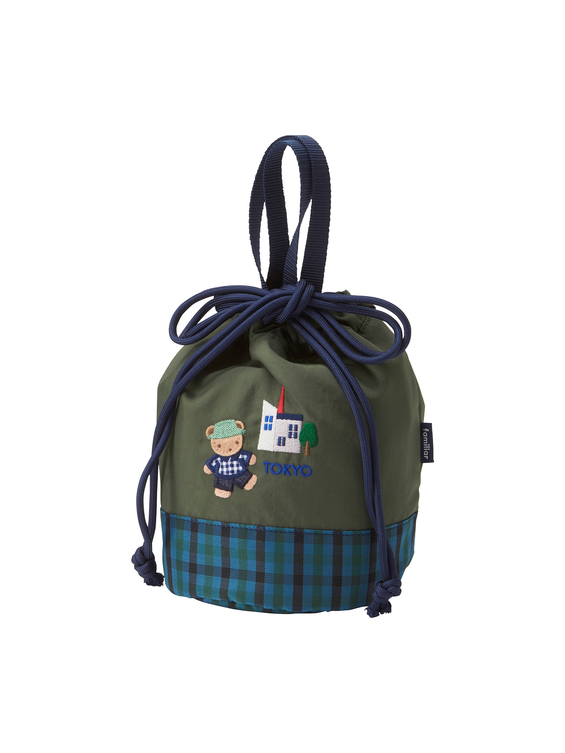 巾着ショルダーバッグ〈BEAMS JAPAN × familiar〉〈神戸本店・さんちか