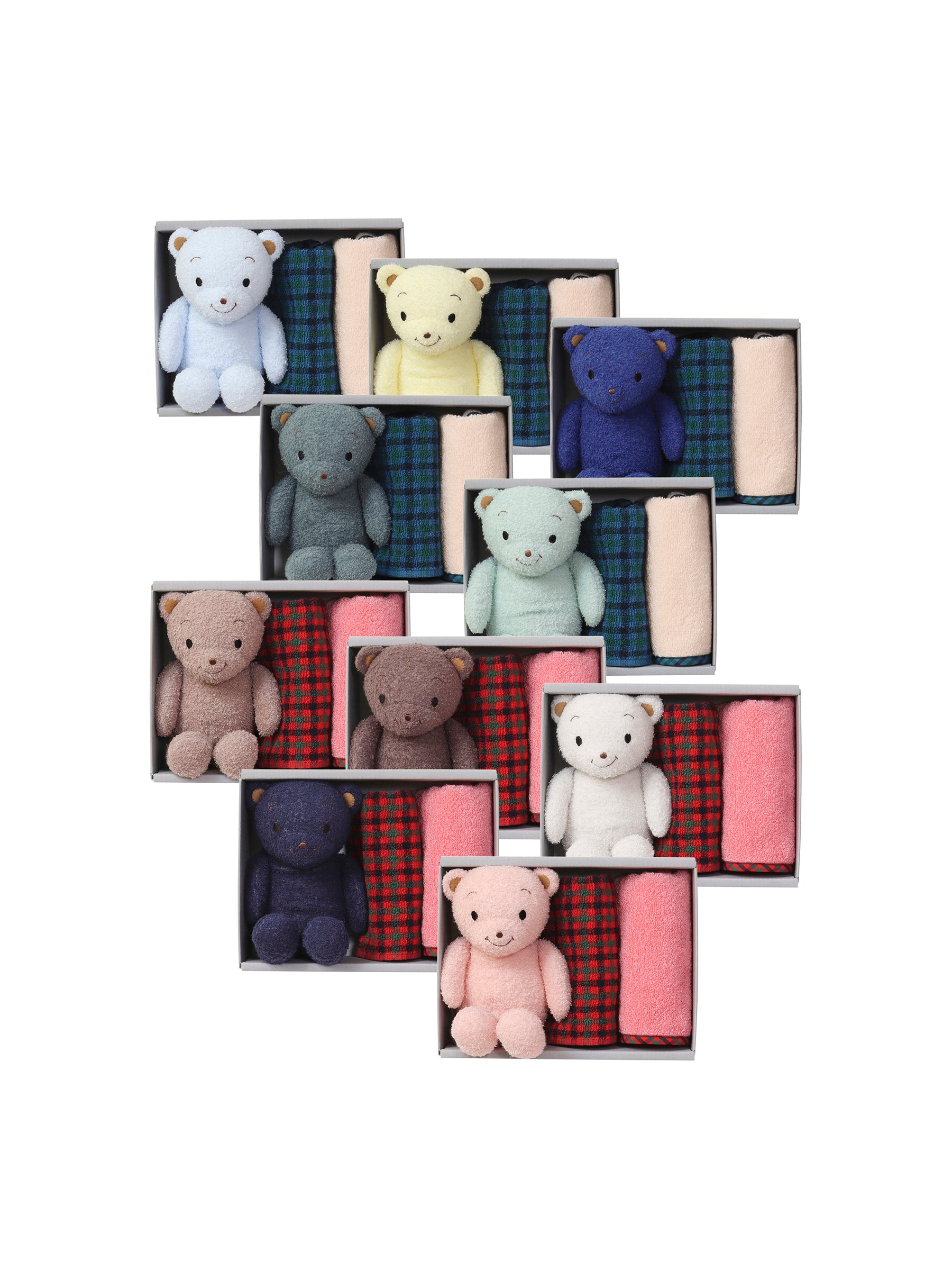 ギフトセット（タオルハンカチ2枚・ファミリアベアー）｜ファミリア