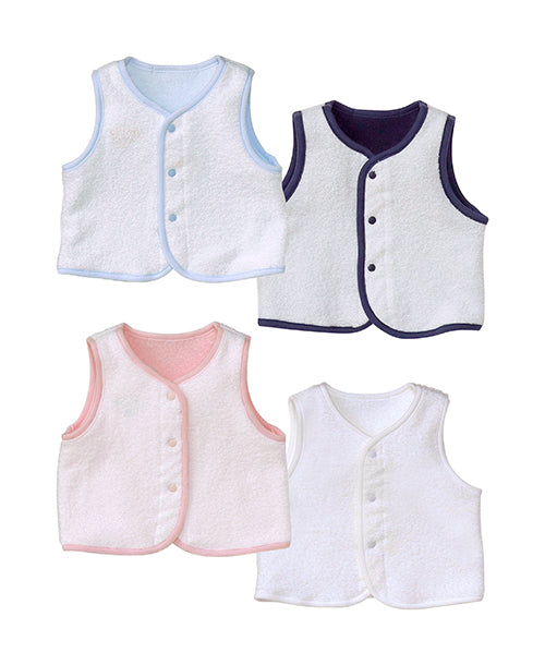 familiar ストライプ 長袖Tシャツ & 長ズボン & リバーシブルベスト