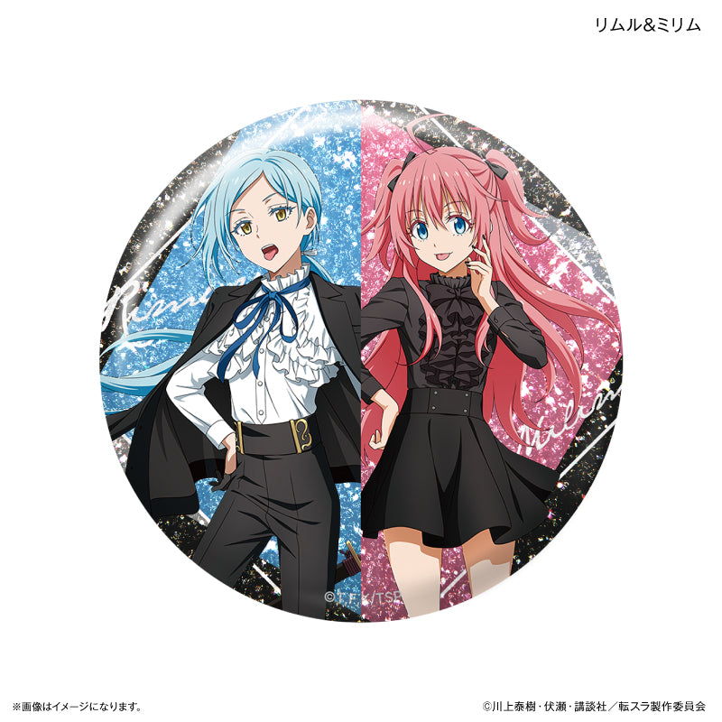 転生したらスライムだった件 トレーディングラメ缶バッジ 礼服 引きver