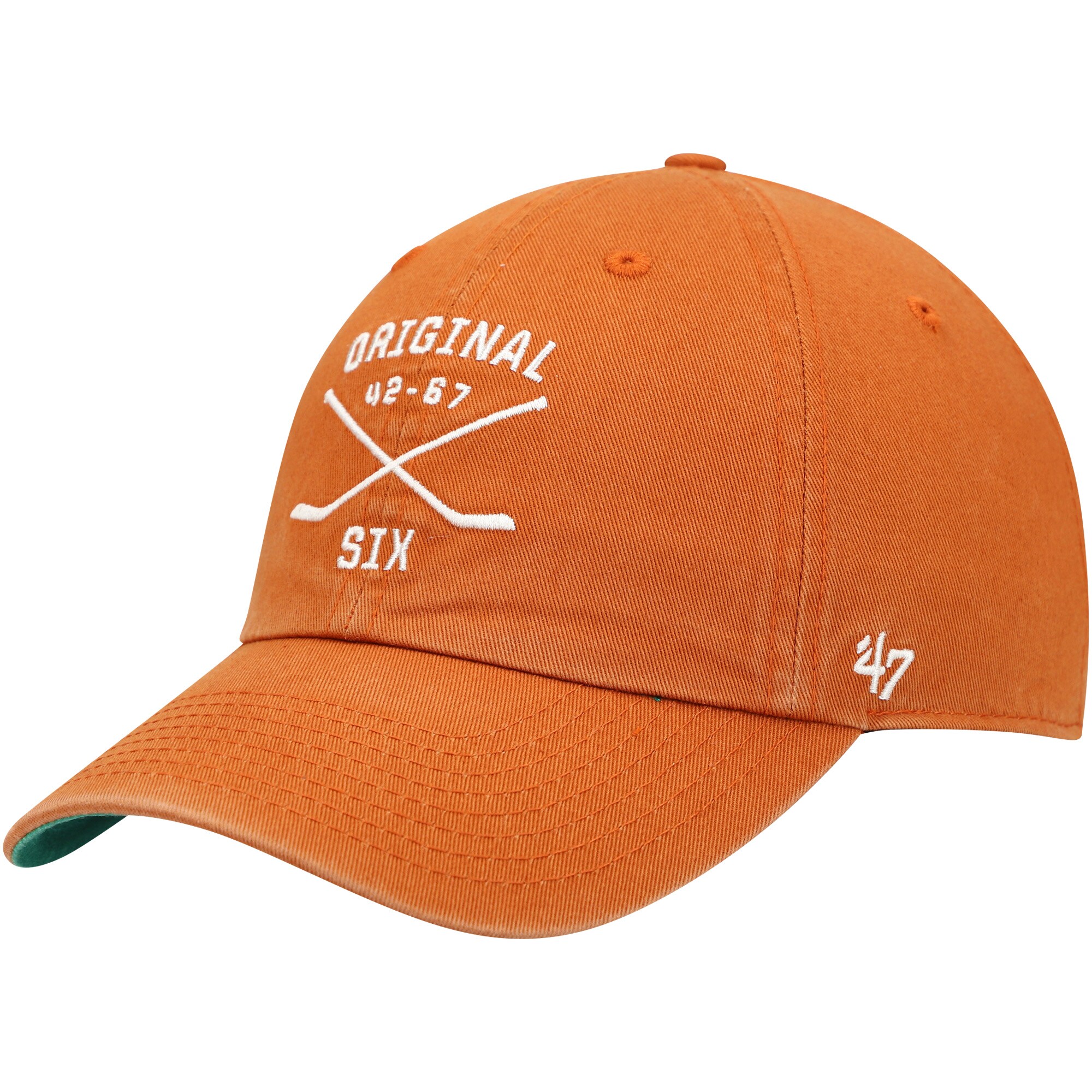 Men's Original 6 '47 Orange Axis Clean Up Adjustable Hat