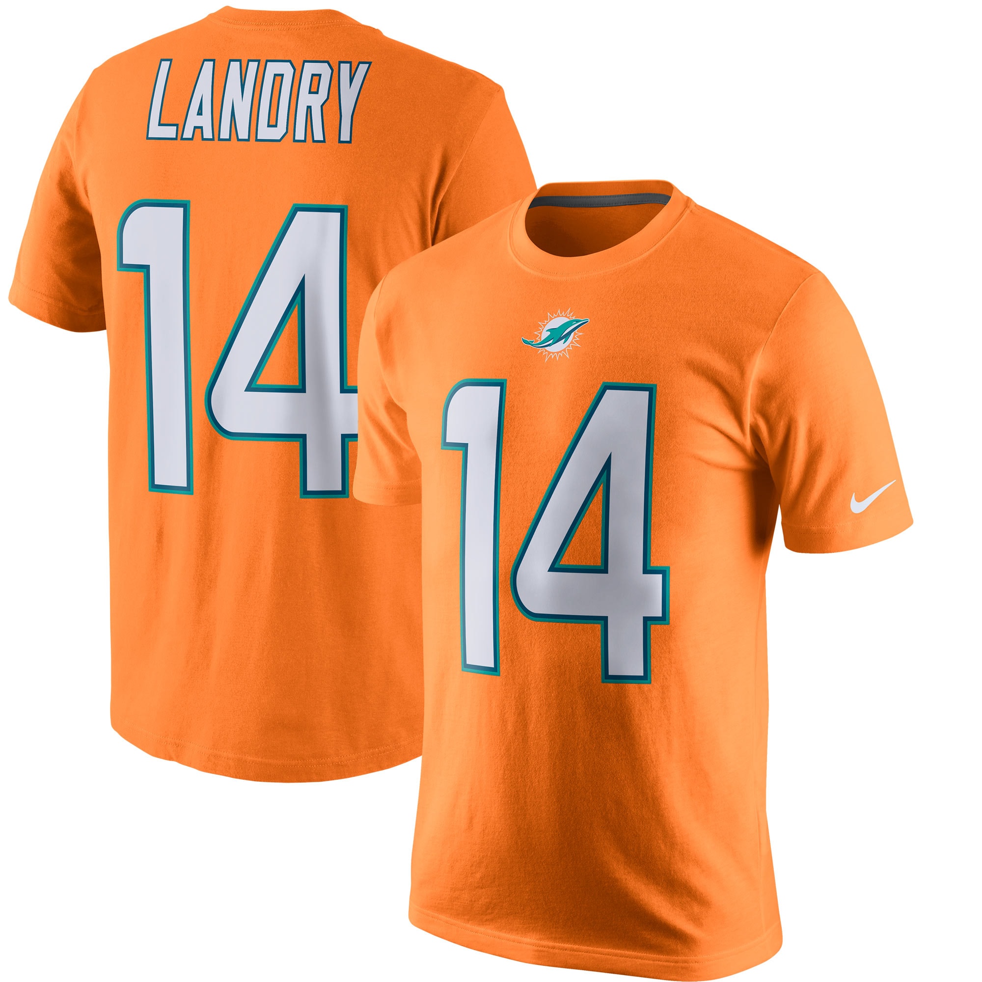 Men's Nike Jarvis Landry Orange Miami Dolphins Color Rush Player