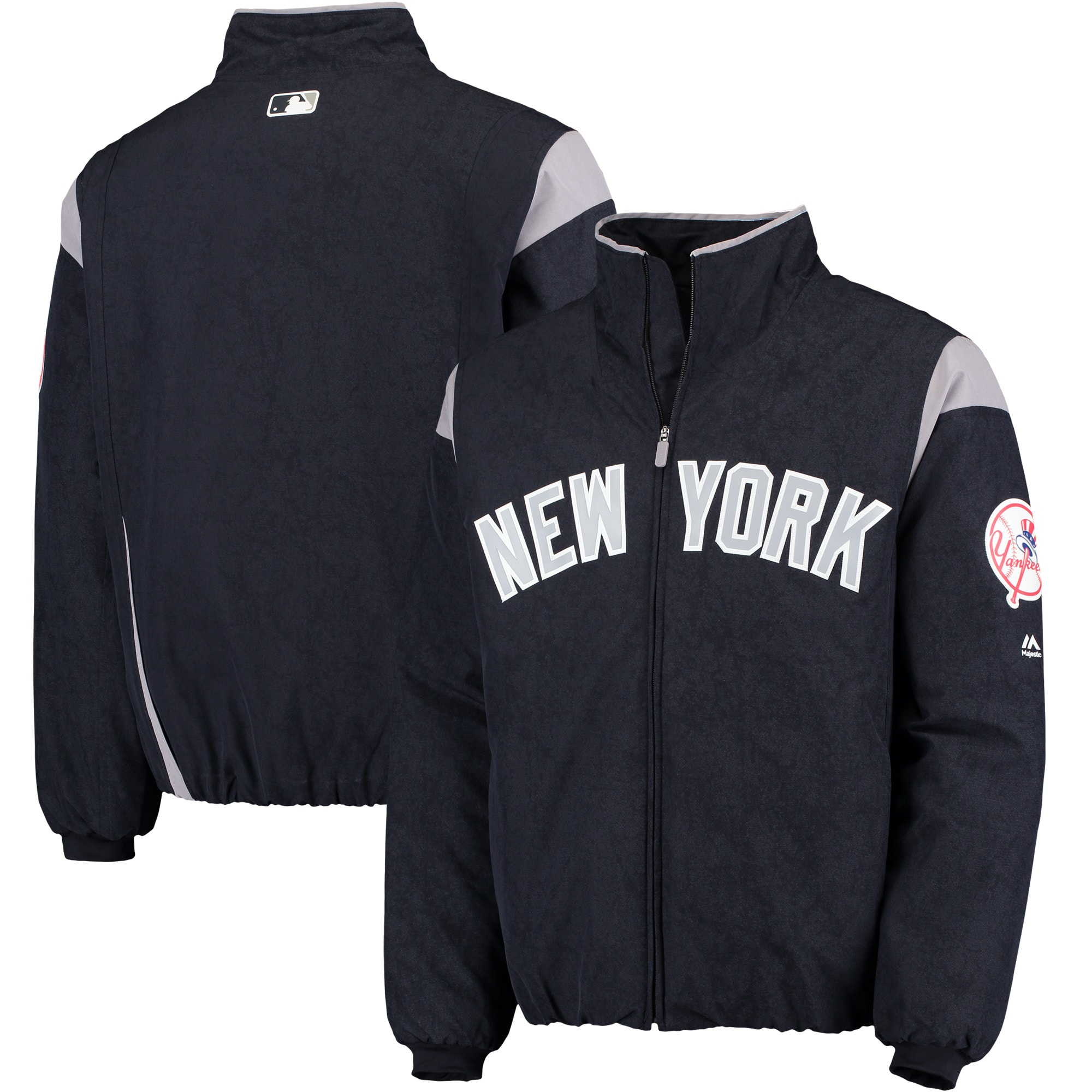 Men's New York Yankees Majestic Navy/Gray On-Field Therma Base