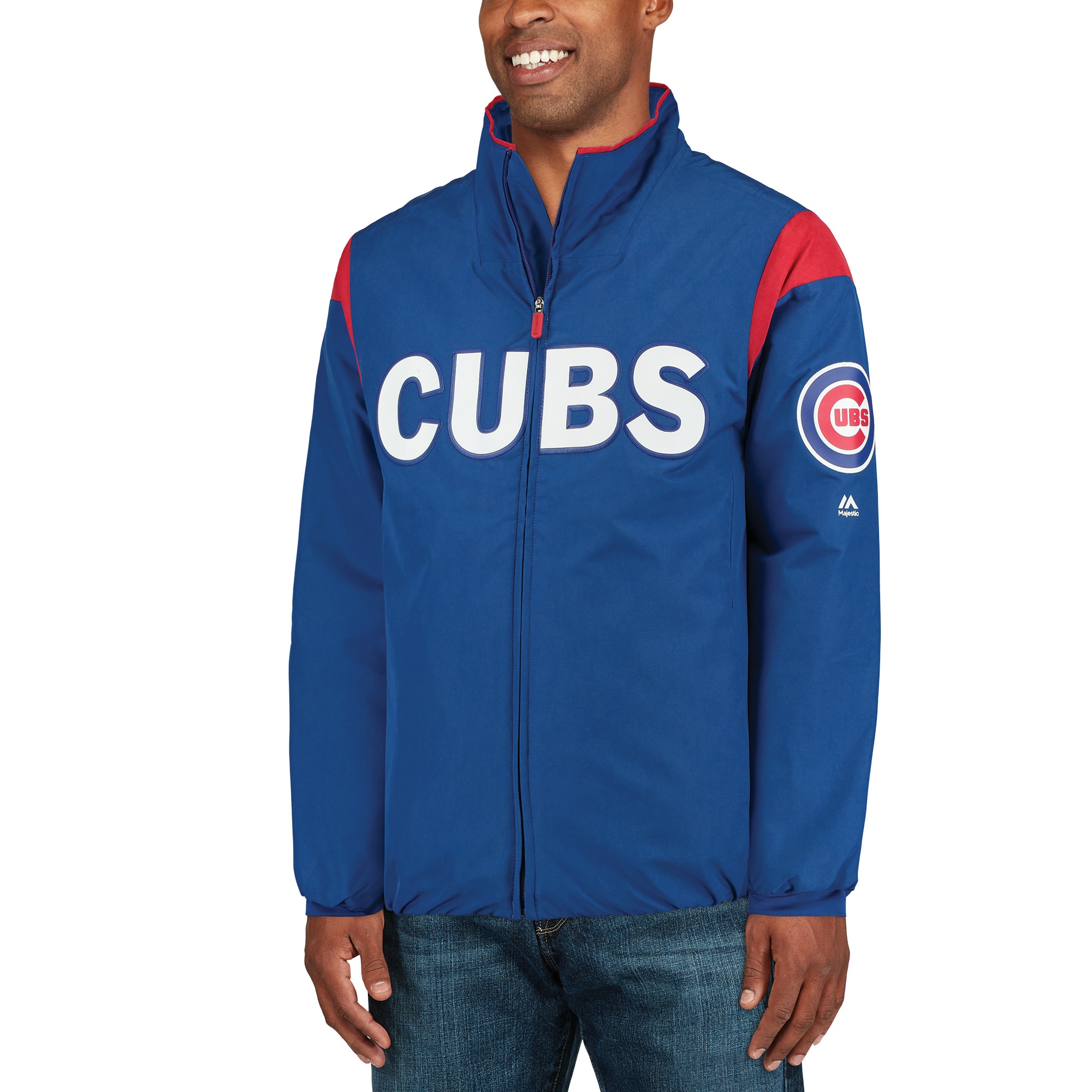 Men's Chicago Cubs Majestic Royal On-Field Therma Base Thermal