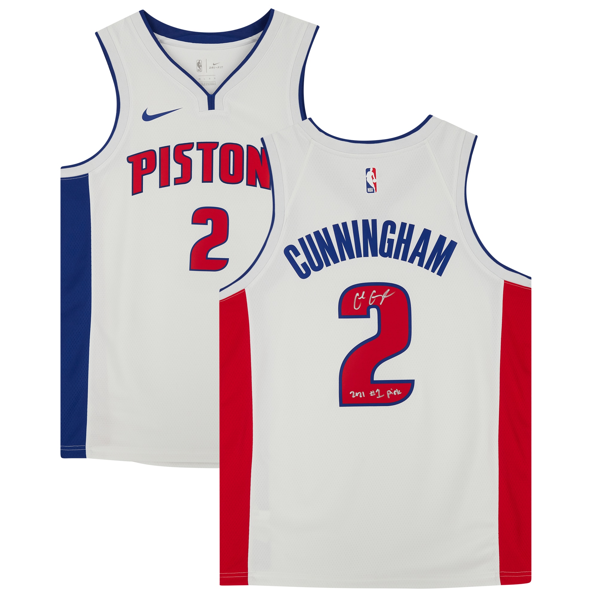 Autographed Detroit Pistons Cade Cunningham Fanatics Authentic