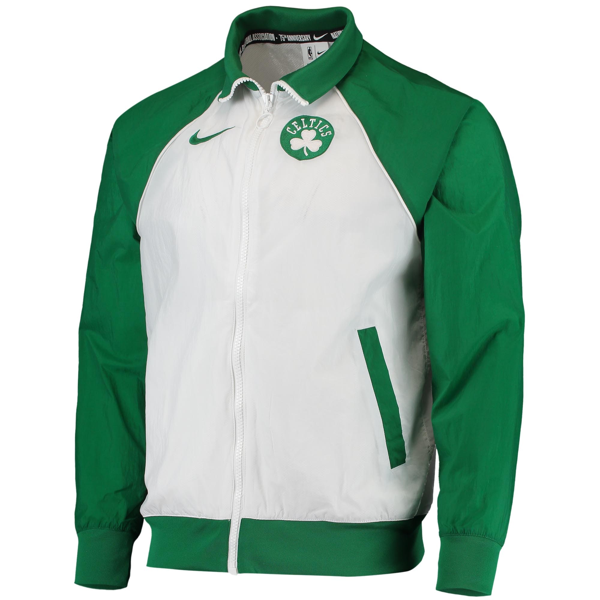 Men's Boston Celtics Nike White/Kelly Green 75th Anniversary