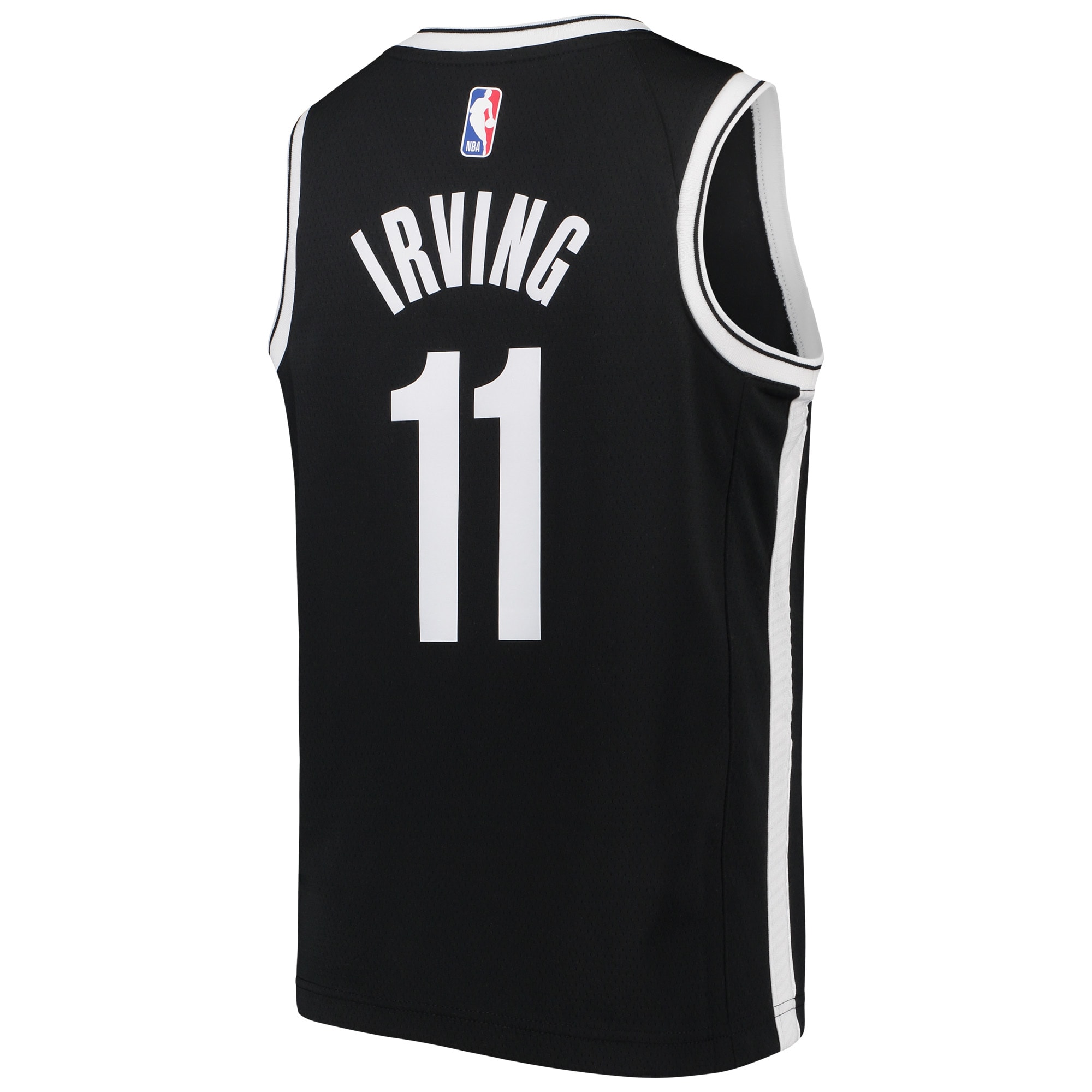 Youth Brooklyn Nets Kyrie Irving Nike Black Swingman Jersey - Icon