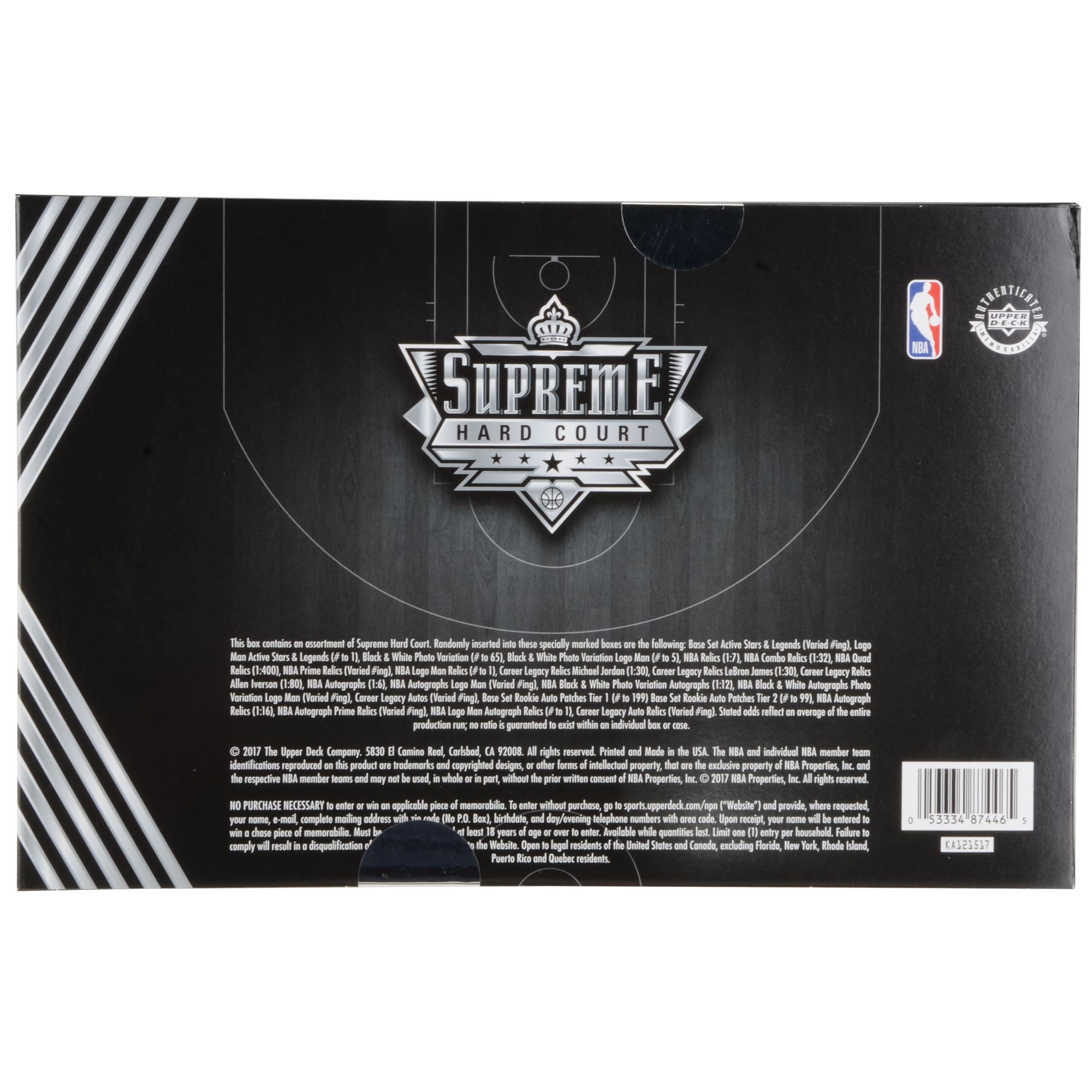 Fanatics Authentic Upper Deck NBA Supreme Hard Court Basketball