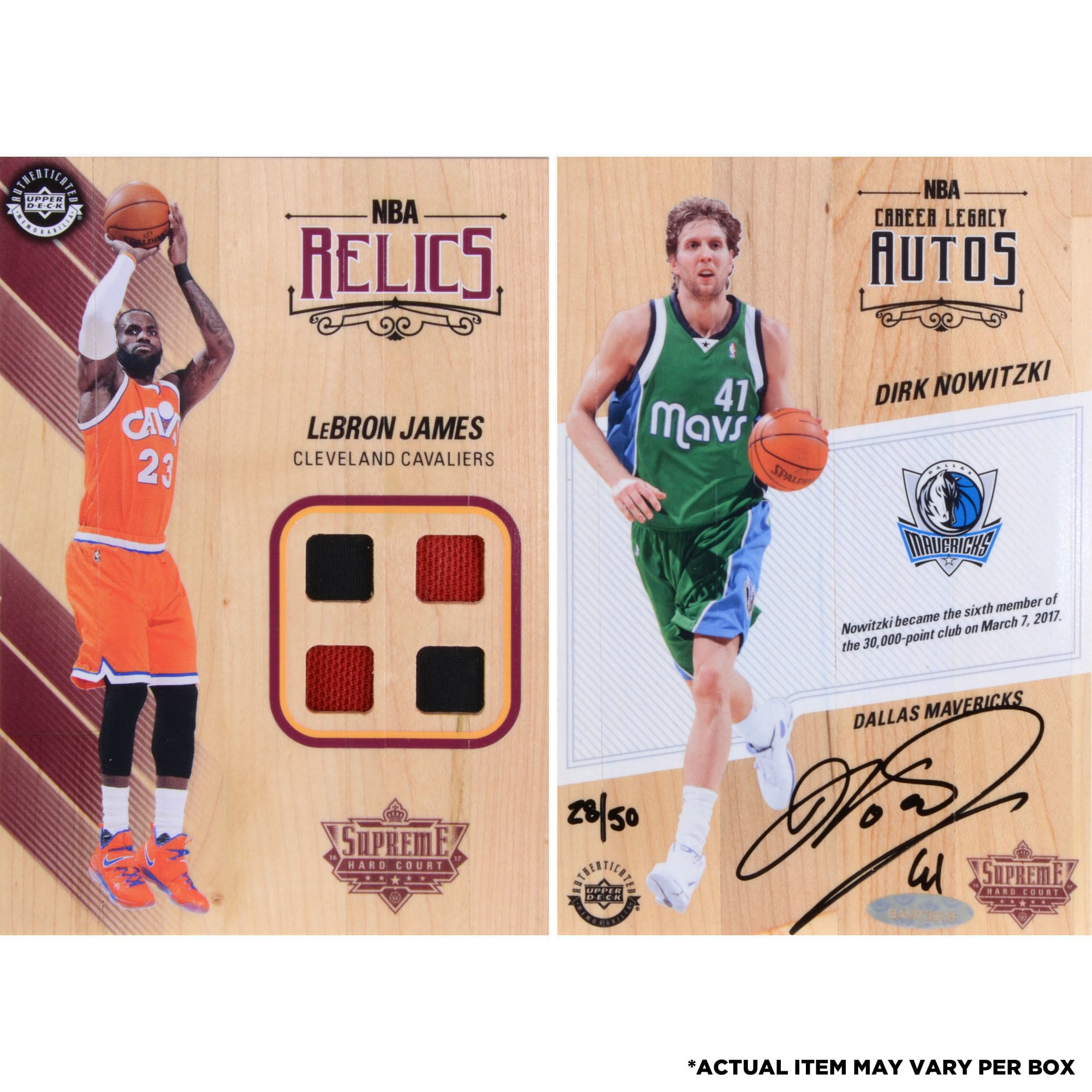 Fanatics Authentic Upper Deck NBA Supreme Hard Court Basketball