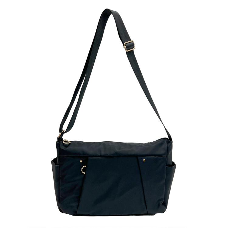 美人収納[びじんしゅうのう] ショルダーバッグ ブラック(ブラック