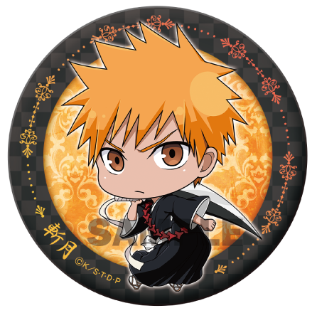 FaNeMa / BLEACH ふりむきゅん 缶バッジ 黒崎一護