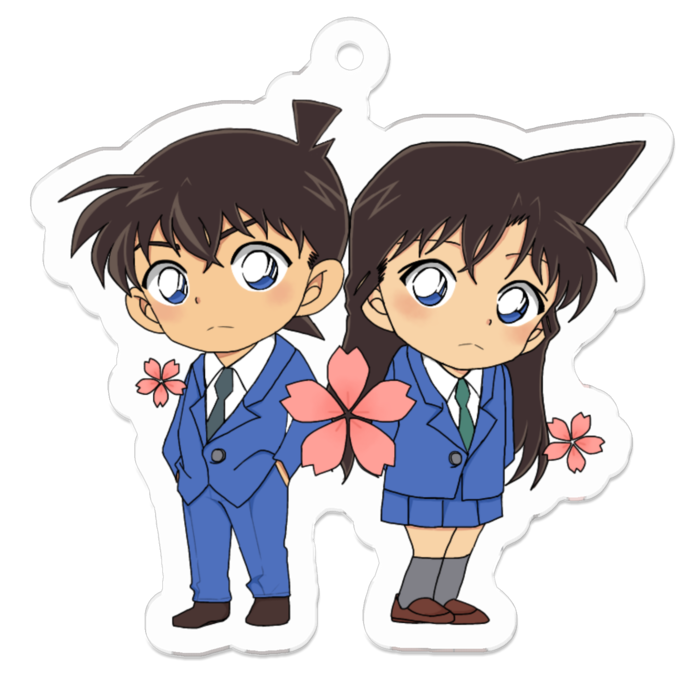 名探偵コナン 工藤新一＆毛利蘭 アクリルキーホルダー ＋おまけ