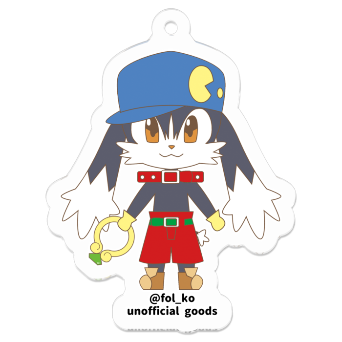 風のクロノアきらきらアクキー1 - kemonomo - BOOTH