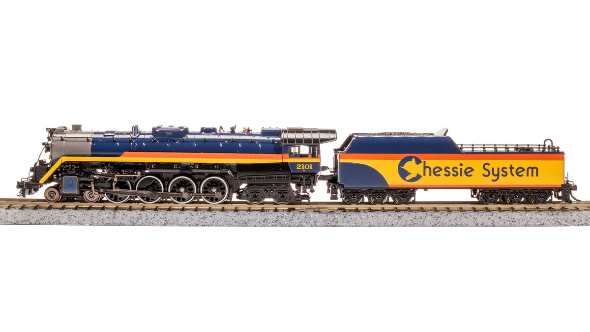 BLI 7406 Reading T1 4-8-4, Chessie Steam Special #2101, Paragon4 Sound