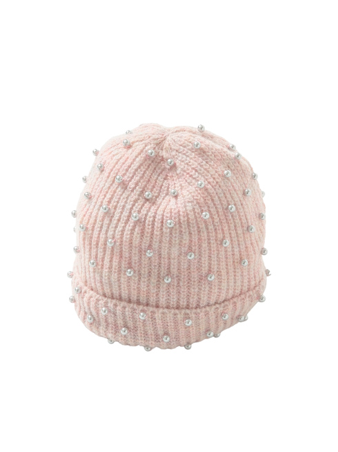 CANDACE｜ニットキャップ(大人) - ベビーピンク 【公式】fafa(フェフェ