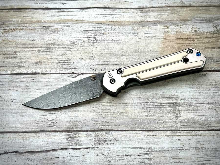 CRK Large Sebenza 21 Mammoth Damascus | FABLADES |