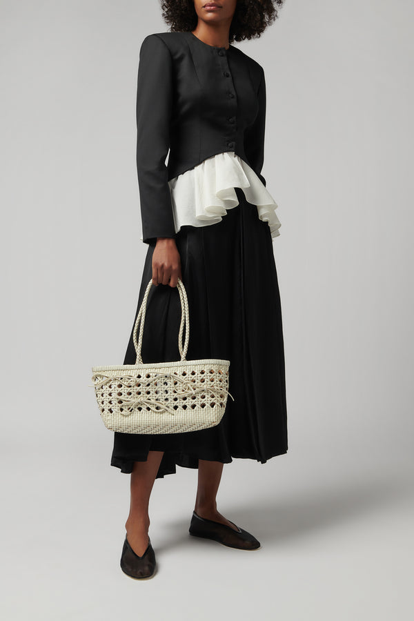 Last Frame Two Tone Obi Tote Bag