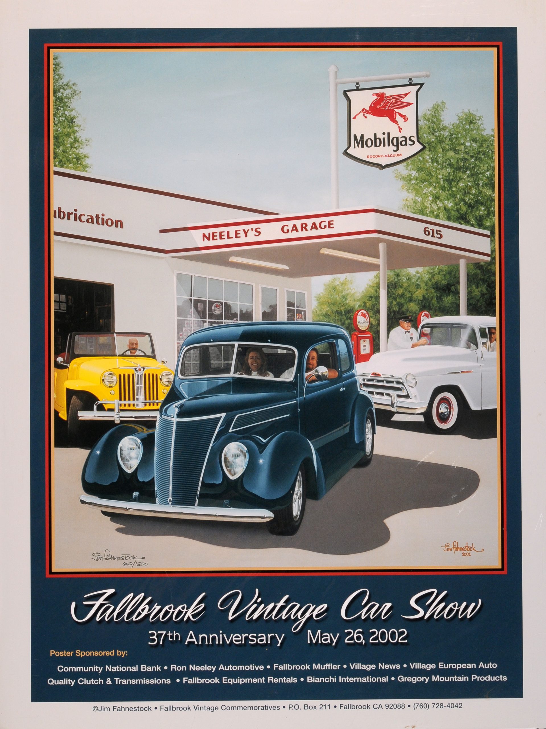 2002 “Neeley's Garage W/ Mobile Gas Sign” – Fallbrook Vintage Car Club