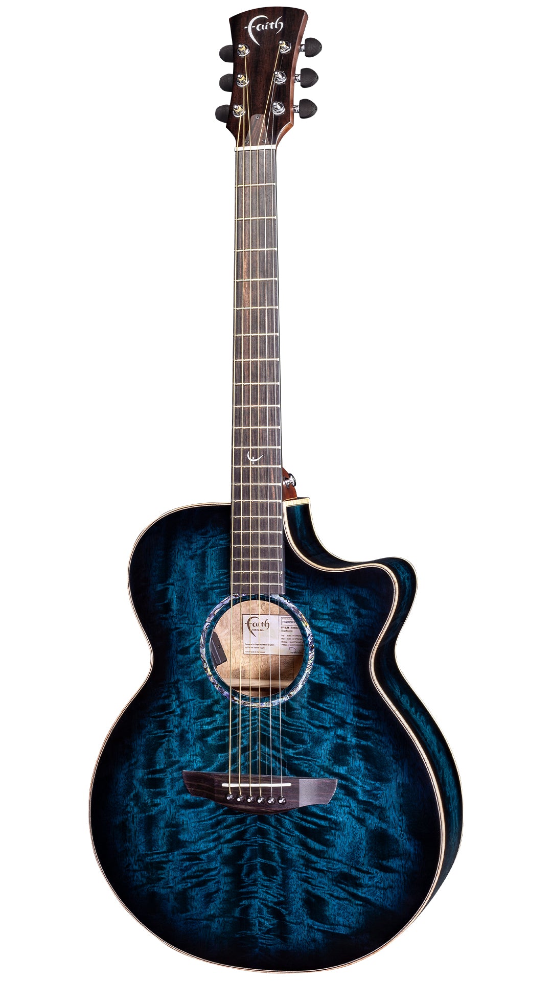 美品】オール単板 Faith Blue Moon Venusエレアコ 美品】オール単板