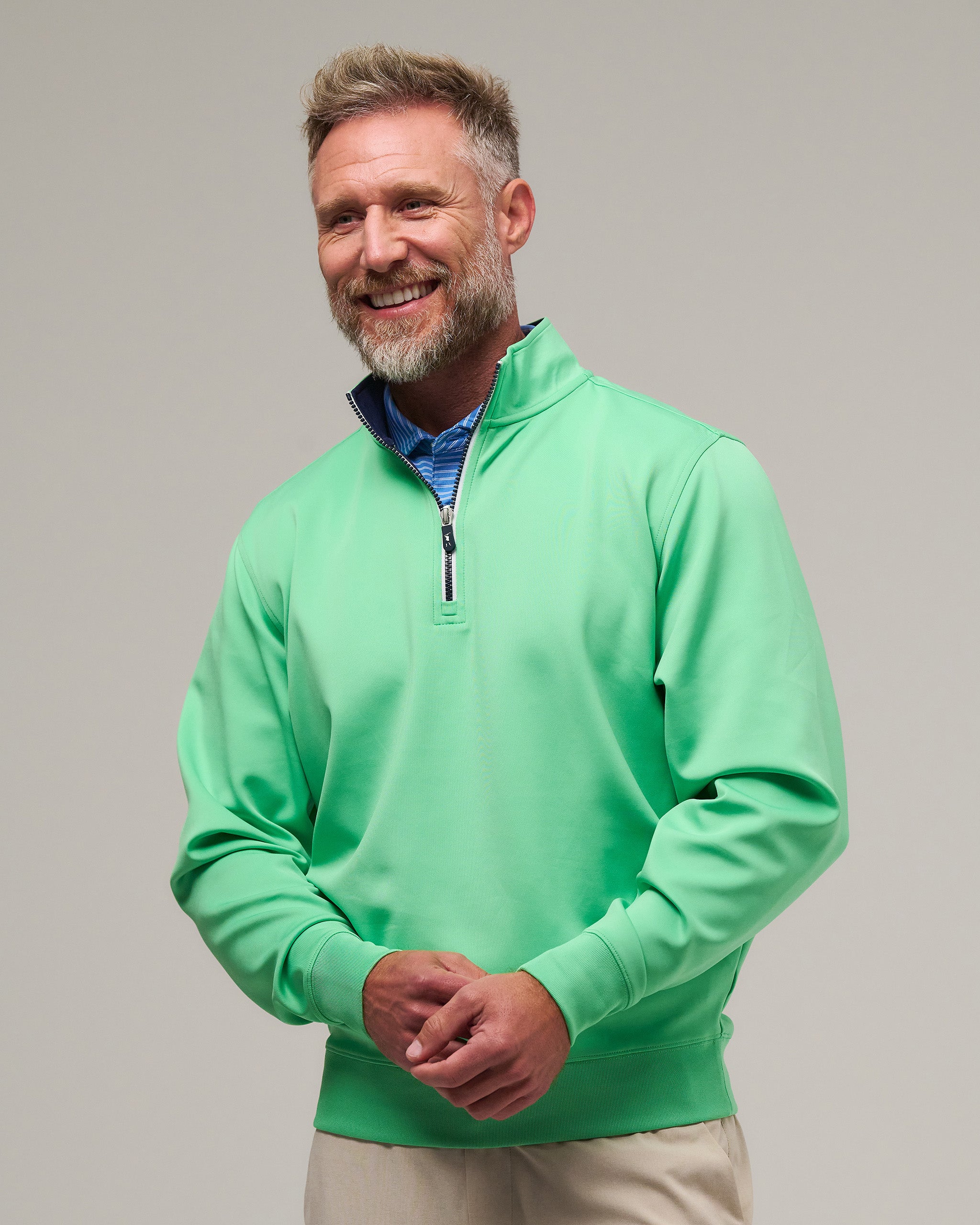 EVERETT ZIP MOCK – Fairway & Greene