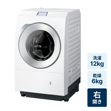 レンタル] パナソニック 【左開き】洗濯12kg/乾燥6kg ななめドラム式