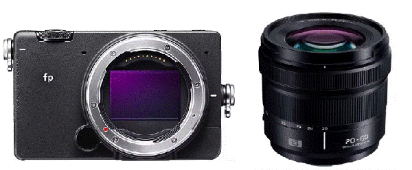 レンタル] フルサイズカメラデビューセット シグマ fp LUMIX S 20-60mm