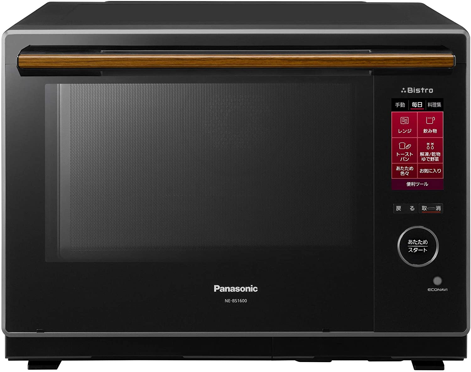 口コミ] [30L]パナソニック ビストロ NE-BS1600-K オーブンレンジ