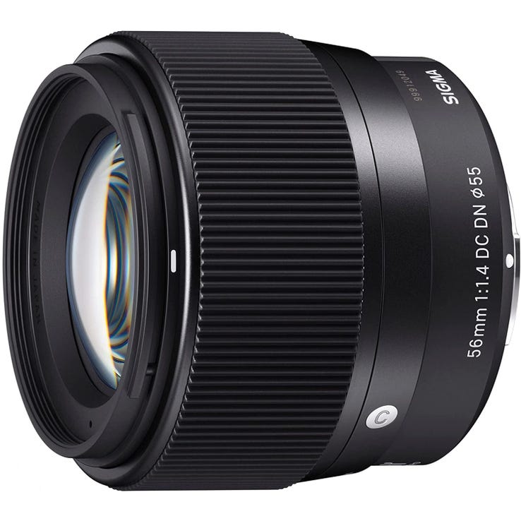 レンタル] シグマ 56mm F1.4 DC DN 単焦点レンズ (FUJIFILM Xマウント