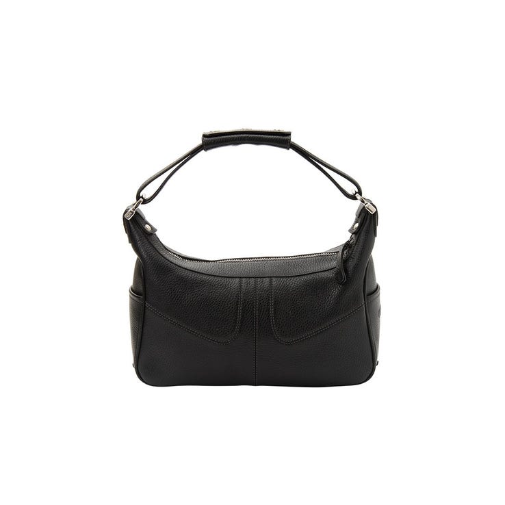 レンタル] レディース トッズ レザー ショルダーバッグ ブラック