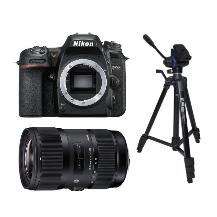 レンタル] 星空撮影入門セット ニコン D7500 一眼レフ(シグマ Art 18