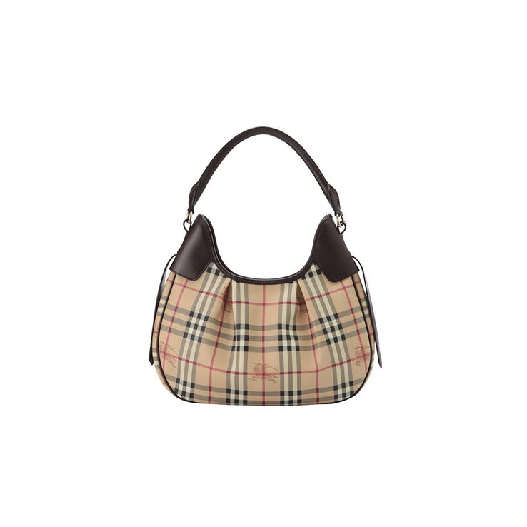 レンタル] レディース バーバリー PVC ショルダーバッグ ブラウン