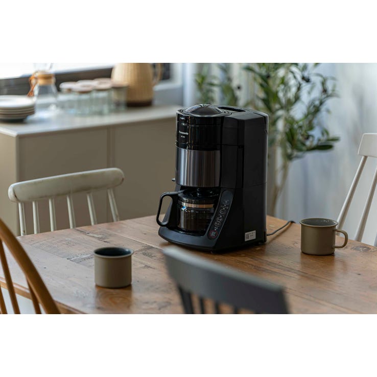 レンタル] パナソニック 全自動コーヒーメーカー NC-A57-K ミル付き