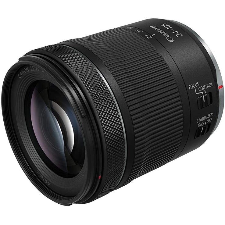 レンタル] CANON RF24-105mm F4-7.1 IS STM 標準ズームレンズ - Rentio
