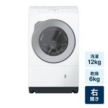 レンタル] パナソニック 【右開き】洗濯12kg/乾燥6kg ななめドラム式
